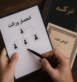 مطالبه مهریه از ارث