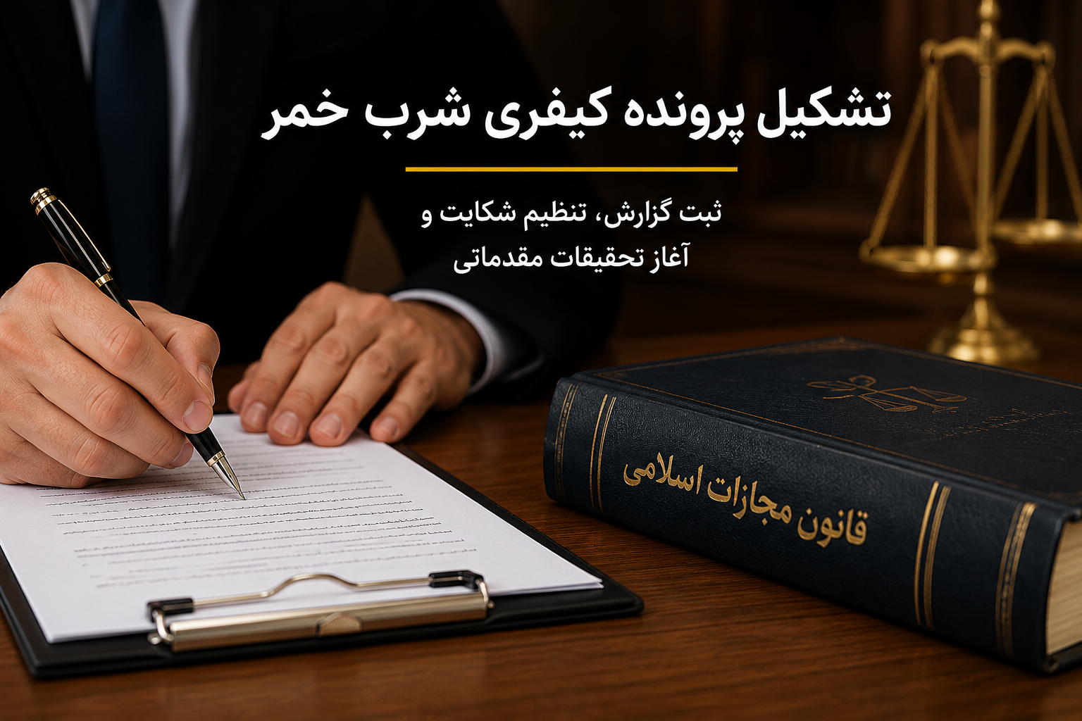 تشکیل پرونده کیفری شرب خمر