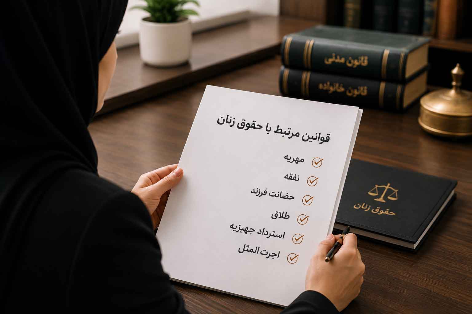 قوانین مرتبط با حقوق زنان