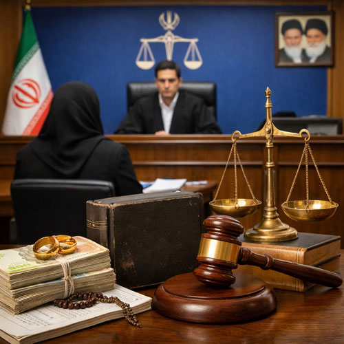 آیا زن در دوران عقد می‌تواند مهریه بگیرد؟