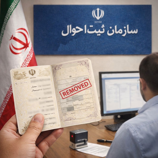 آیا حذف نام همسر از شناسنامه بدون رضایت ممکن است؟ قوانین و راهنمای عملی