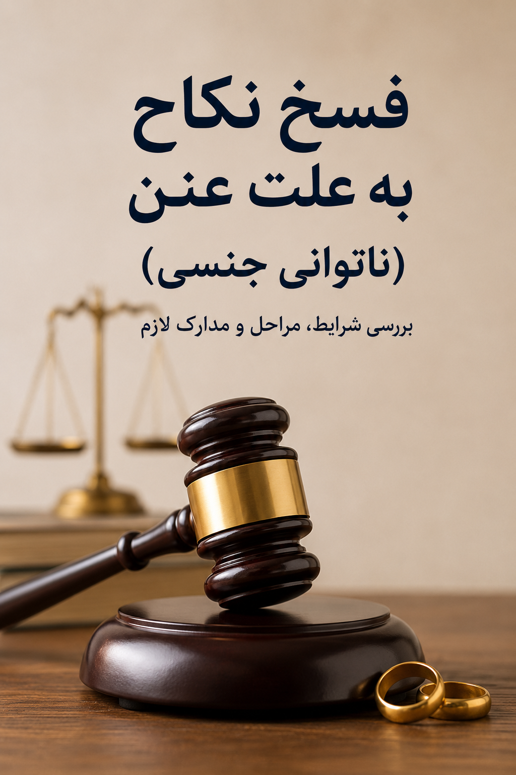 فسخ نکاح به علت عنن (ناتوانی جنسی) | شرایط، مراحل، مدارک و نحوه اثبات