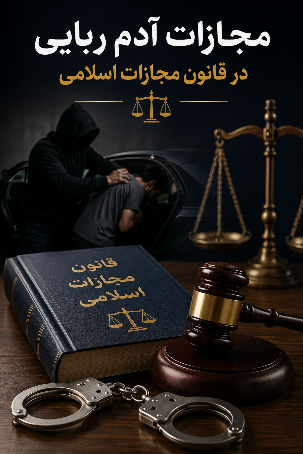 مجازات آدم ربایی در قانون مجازات اسلامی | شرایط تحقق جرم و مجازات