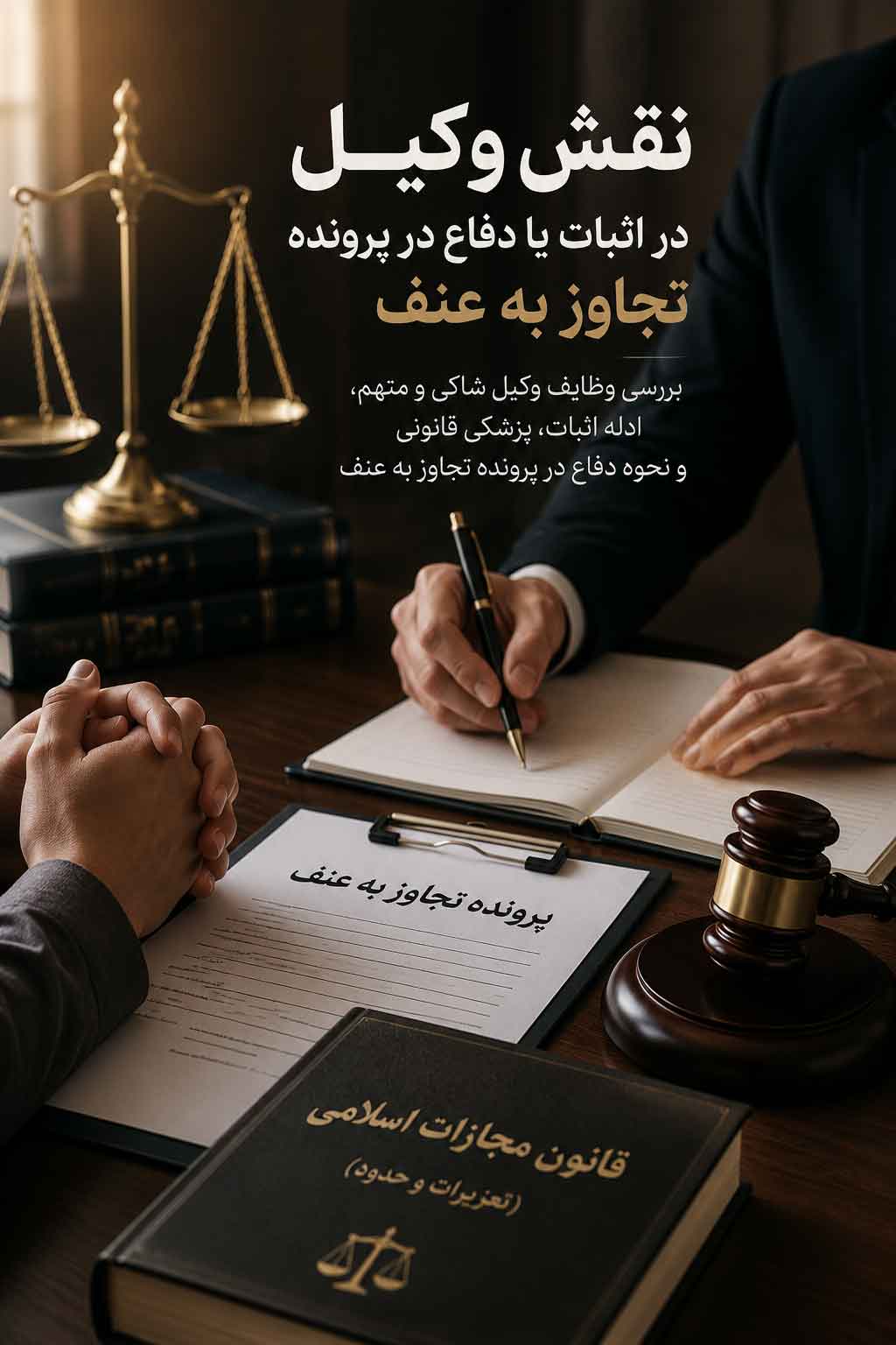 نقش وکیل در اثبات یا دفاع در پرونده تجاوز به عنف | وکلا